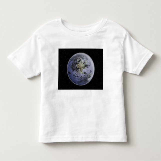 Digitally enhanced image of the Full Earth Toddler T-shirt (Front)