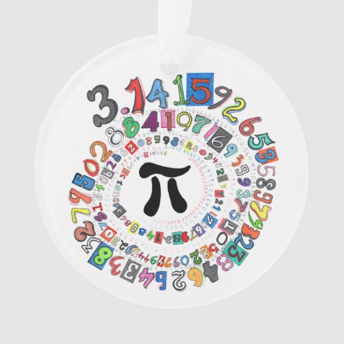 Digits of Pi Form a Colorful Spiral Ornament