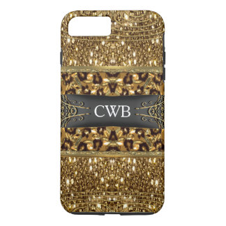 Digloos Leopard Monogram Plus iPhone 8 Plus/7 Plus Case