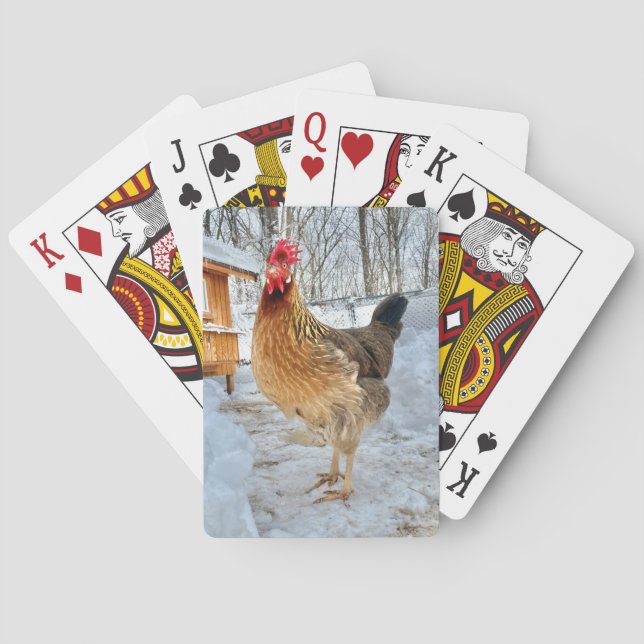 Dignified Chicken Poker Cards (Back)