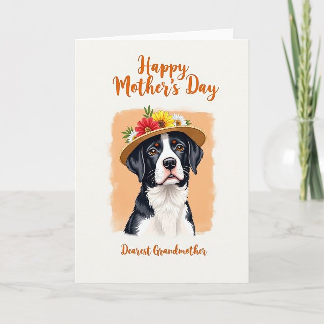 Dignified Dog Mothers Day Card (Front)
