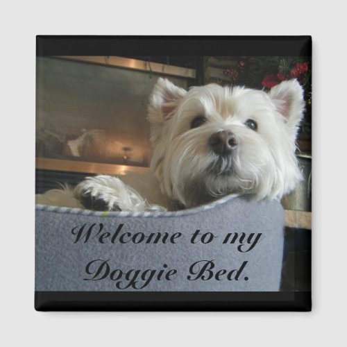 Dignified Westie Photo Magnet