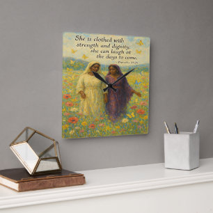 Dignity and Strength Decorative Wall Clock