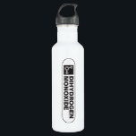 Dihydrogen Monoxide Bottle<br><div class="desc">CAUTION: This bottle can contain whatever your beverage of choice may be, but if you use it to hold water, then it's correctly labeled. Stay hydrated and humorous.</div>