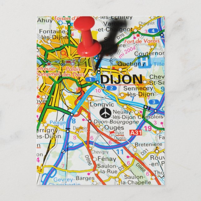 Dijon, France Postcard (Front)
