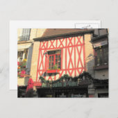 Dijon,  Half timbered shop Postcard (Front/Back)