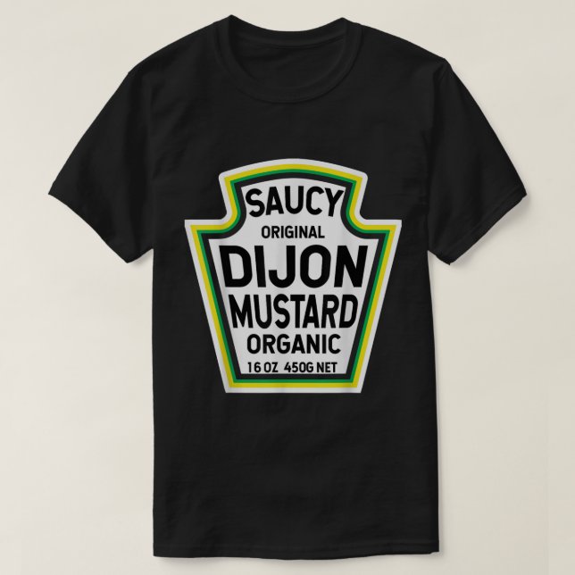 Dijon Mustard Easy Halloween Costume Matching Grou T-Shirt (Design Front)