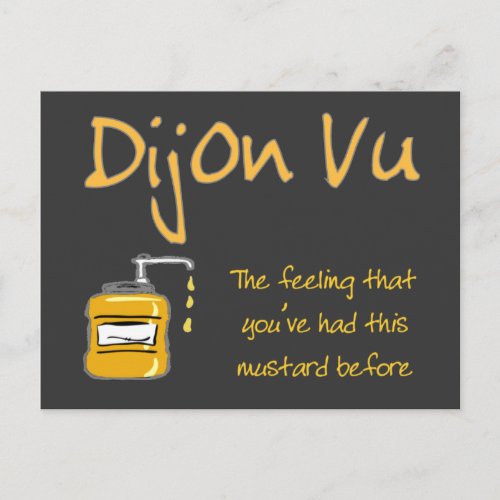 Dijon Vu Postcard