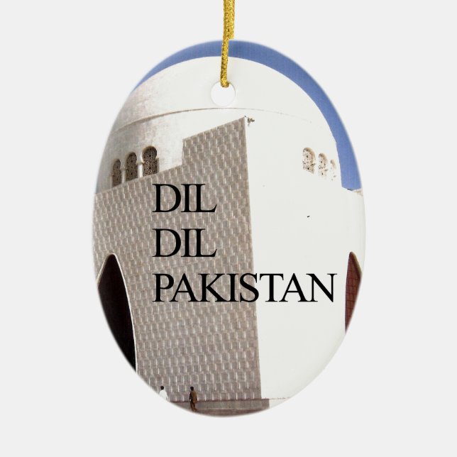 Dil Dil Pakistan Hakuna Matata Ceramic Ornament (Front)
