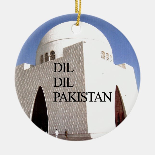 Dil Dil Pakistan Hakuna Matata Ceramic Ornament (Front)