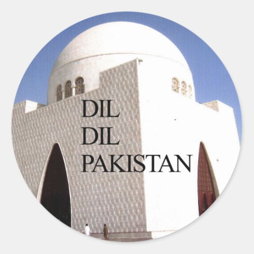 Dil Dil Pakistan Hakuna Matata Classic Round Sticker