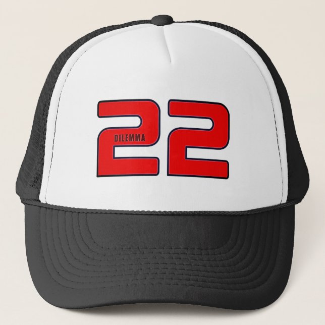 Dilemma-22 Trucker Hat (Front)