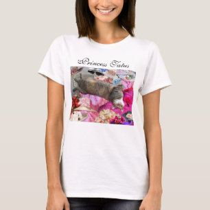 Dilemma of Princess Tatus Cat With Diva Hats T-Shirt
