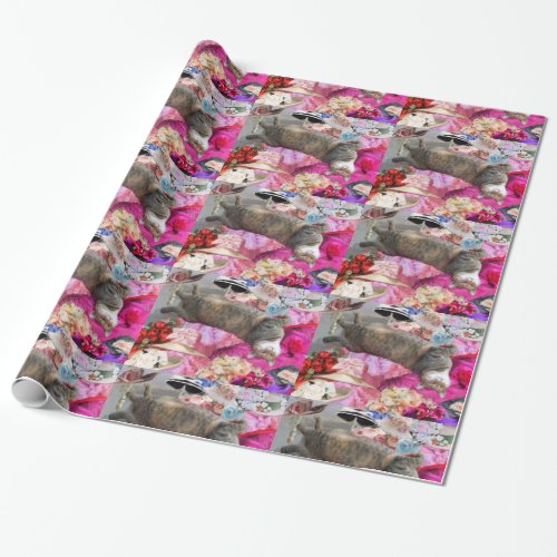 Dilemma of Princess Tatus Cat Wrapping Paper