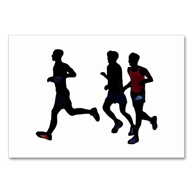 Diligently adverb runners, reading flashcards table number (Front)