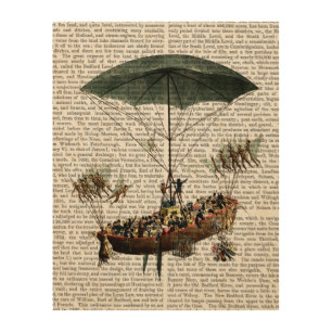 Diligenza And Flying Creatures Wood Wall Art