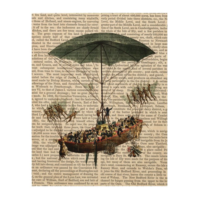 Diligenza And Flying Creatures Wood Wall Art (Front)