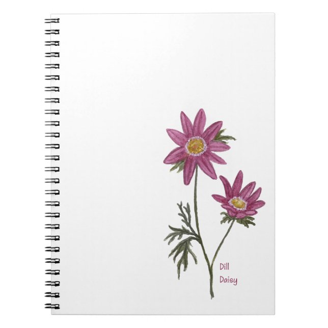 Dill Daisy Custom Notebook (Front)