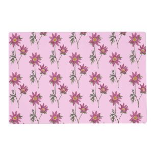 Dill Daisy Placemat Pink Pattern