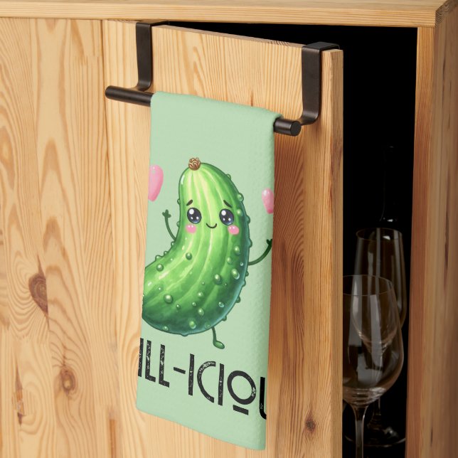 Dill-icous Kitchen Towel (Thirds Fold)
