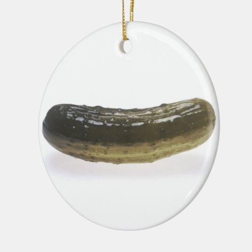 Dill Pickle Ceramic Ornament