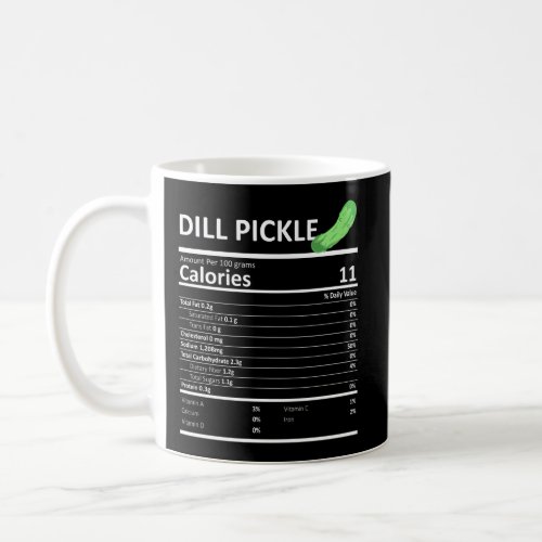 Dill Pickle Nutritional Facts Thanksgiving X_Mas G Coffee Mug