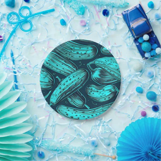 Dill Pickle, Paper Plates (Party)