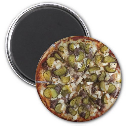 Dill Pickle Pizza Magnet