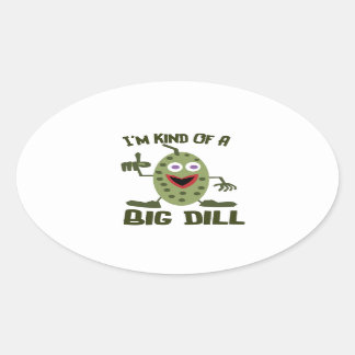 Dill Pickle Pun - Funny Stickers