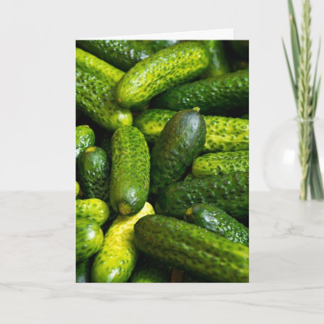 DILL PICKLES BIG DILL BIRTHDAY FUNNY CARD (Front)
