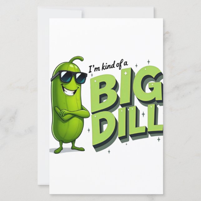 Dill Pickles Lovers Gift - Funny Cartoon Designs (Front)