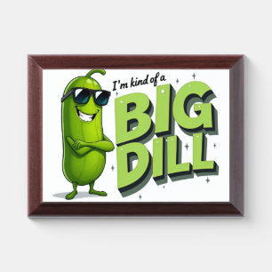 Dill Pickles Lovers Gift - Funny Cartoon Designs Award Plaque