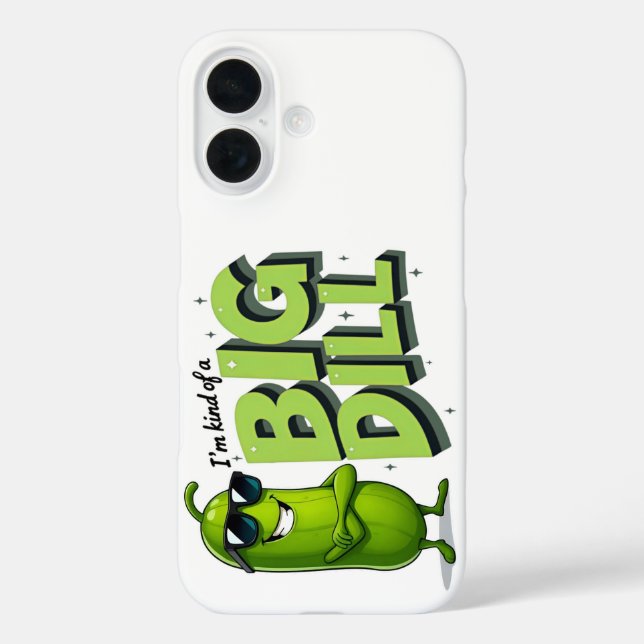 Dill Pickles Lovers Gift - Funny Cartoon Designs Case-Mate iPhone Case (Back)