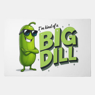 Dill Pickles Lovers Gift - Funny Cartoon Designs Doormat