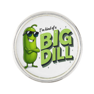 Dill Pickles Lovers Gift - Funny Cartoon Designs Lapel Pin
