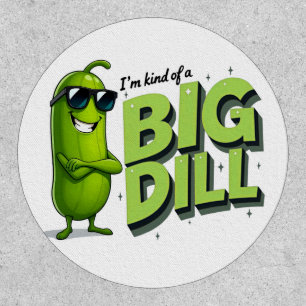 Dill Pickles Lovers Gift - Funny Cartoon Designs Patch