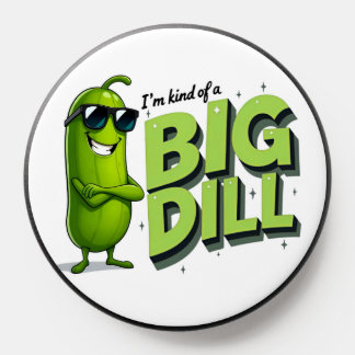 Dill Pickles Lovers Gift - Funny Cartoon Designs PopSocket