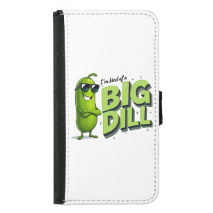 Dill Pickles Lovers Gift - Funny Cartoon Designs Samsung Galaxy S5 Wallet Case