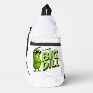 Dill Pickles Lovers Gift - Funny Cartoon Designs Sling Bag
