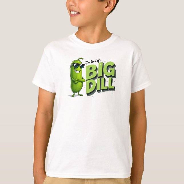 Dill Pickles Lovers Gift - Funny Cartoon Designs T-Shirt (Front)