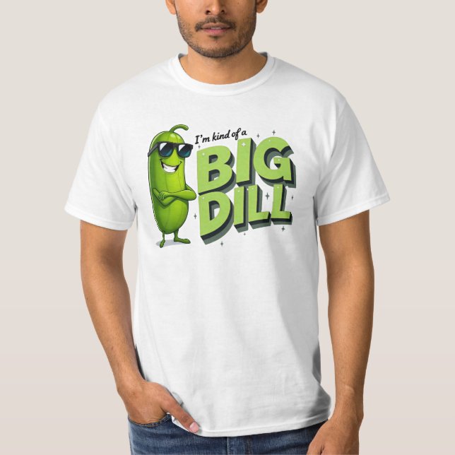 Dill Pickles Lovers Gift - Funny Cartoon Designs T-Shirt (Front)