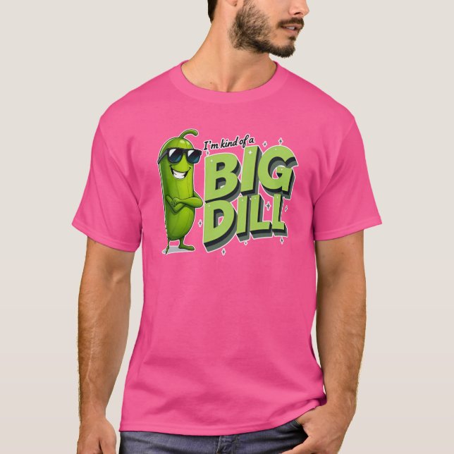 Dill Pickles Lovers Gift - Funny Cartoon Designs T-Shirt (Front)