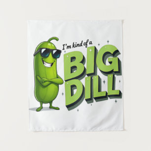 Dill Pickles Lovers Gift - Funny Cartoon Designs Tapestry
