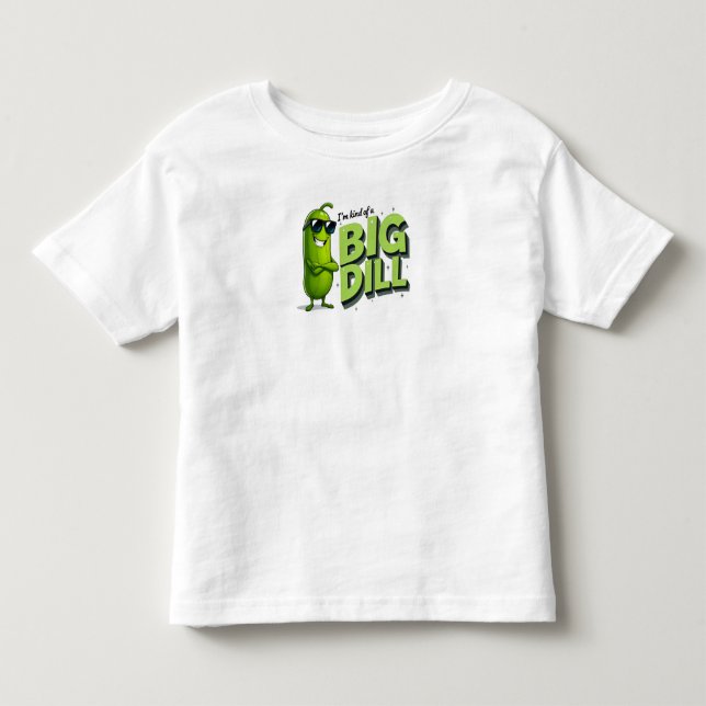 Dill Pickles Lovers Gift - Funny Cartoon Designs Toddler T-shirt (Front)