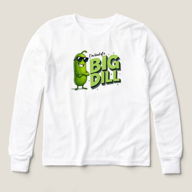 Dill Pickles Lovers Gift - Funny Cartoon Designs Tri-Blend Shirts (Design Front)