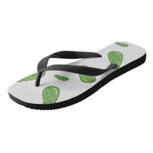 Dill With It Design - Adult Flip Flops, Wide Strap Flops