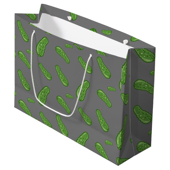 Dill With It Design - Gift Bag - Large (Front Angled)