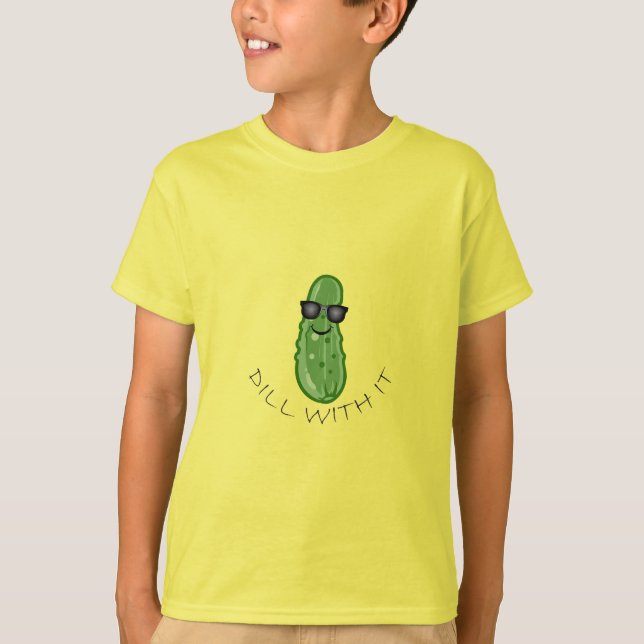 Dill With It Design - Kids' Basic T-Shirt (Front)