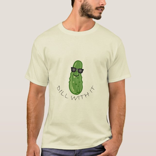 Dill With It Design - Men's Basic T-Shirt (Front)