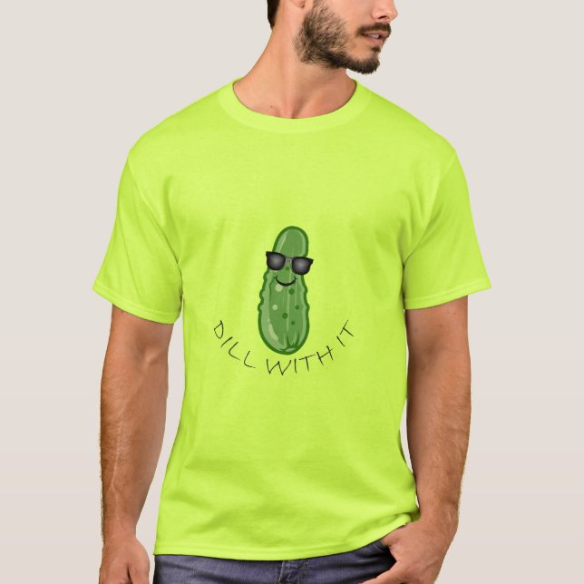 Dill With It Design - Men's Basic T-Shirt (Front)